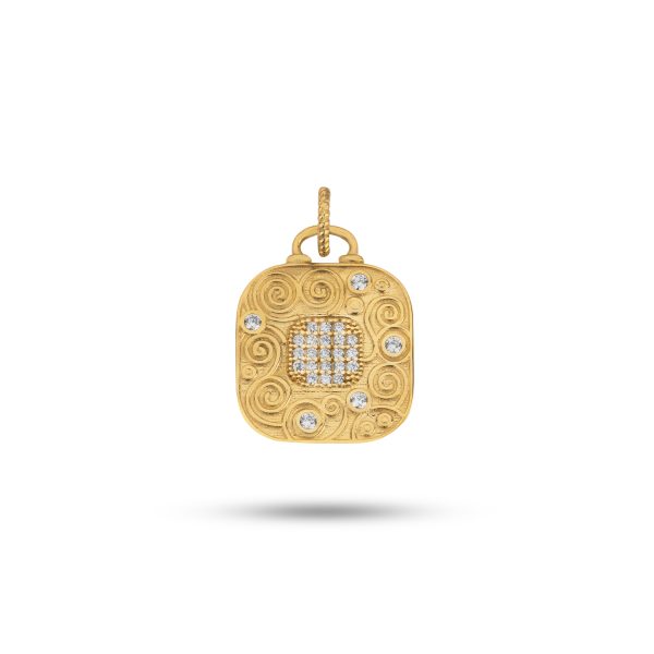 مدال فانتزی نگین دار (M123)